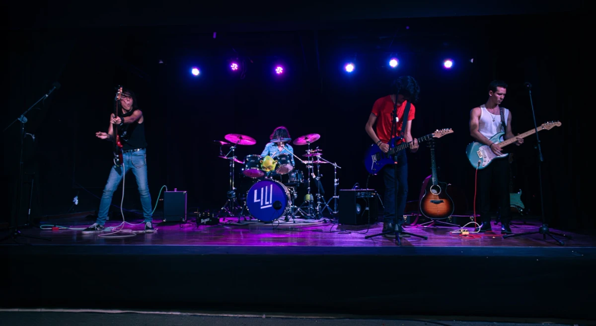 Fotografía de concierto de rock en vivo — Lili Band