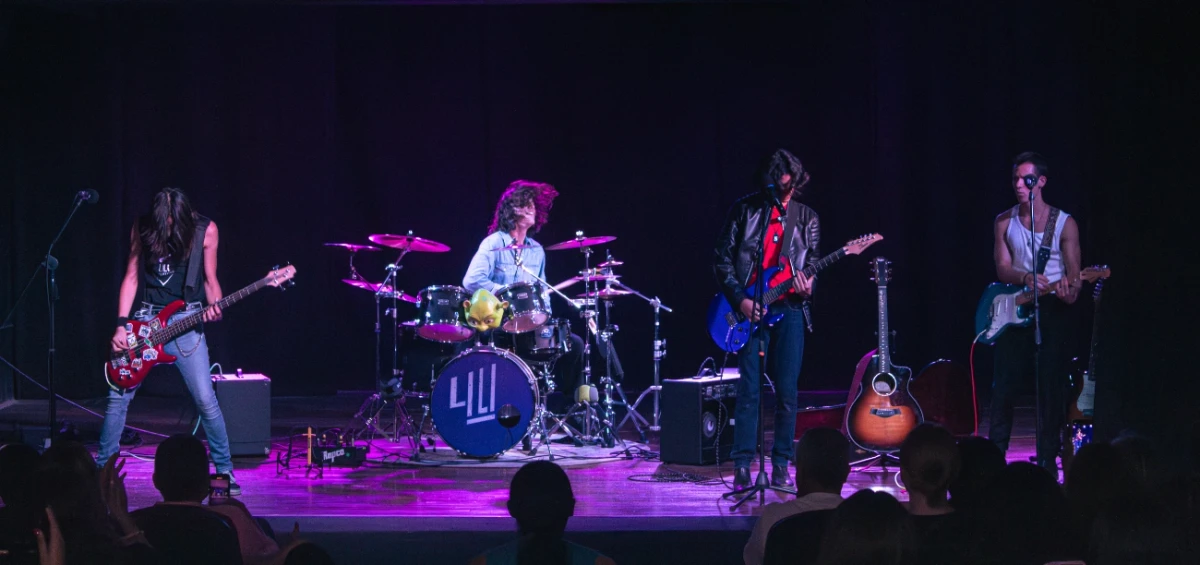 Fotografía de concierto de rock en vivo — Lili Band